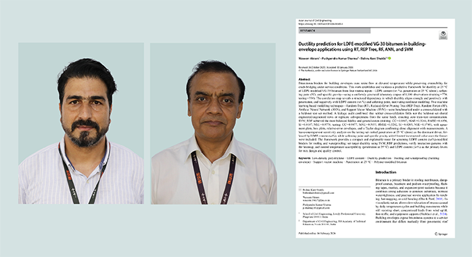 Paper Publication by Mr. Waseem Akram and Dr. Pushpendra Kumar Sharma at LPU